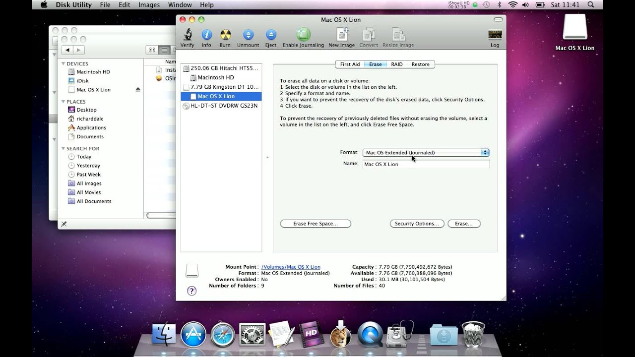 osx lion bootable usb download